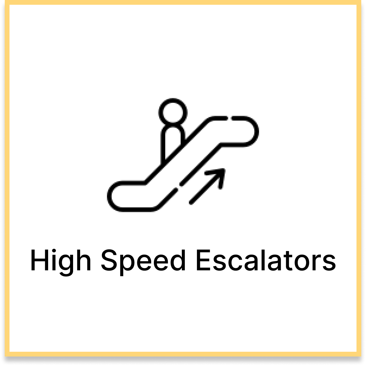 High Speed Escalators